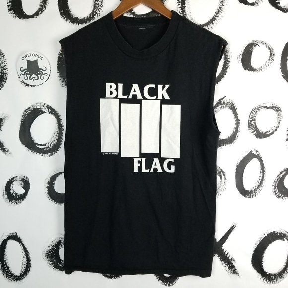 Flag T Shirt Sst Records Cut 